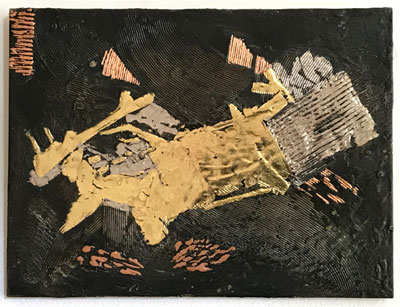 Goldbild, Den Stier zähmen 2019 · 30x40