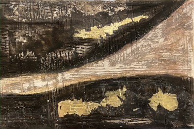 Miniaturbild - Gold auf schwarz und weiß 10x15